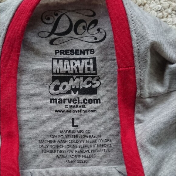 Mighty Fine Womens The Contrast Graphic T-Shirt - Picture 3 of 6